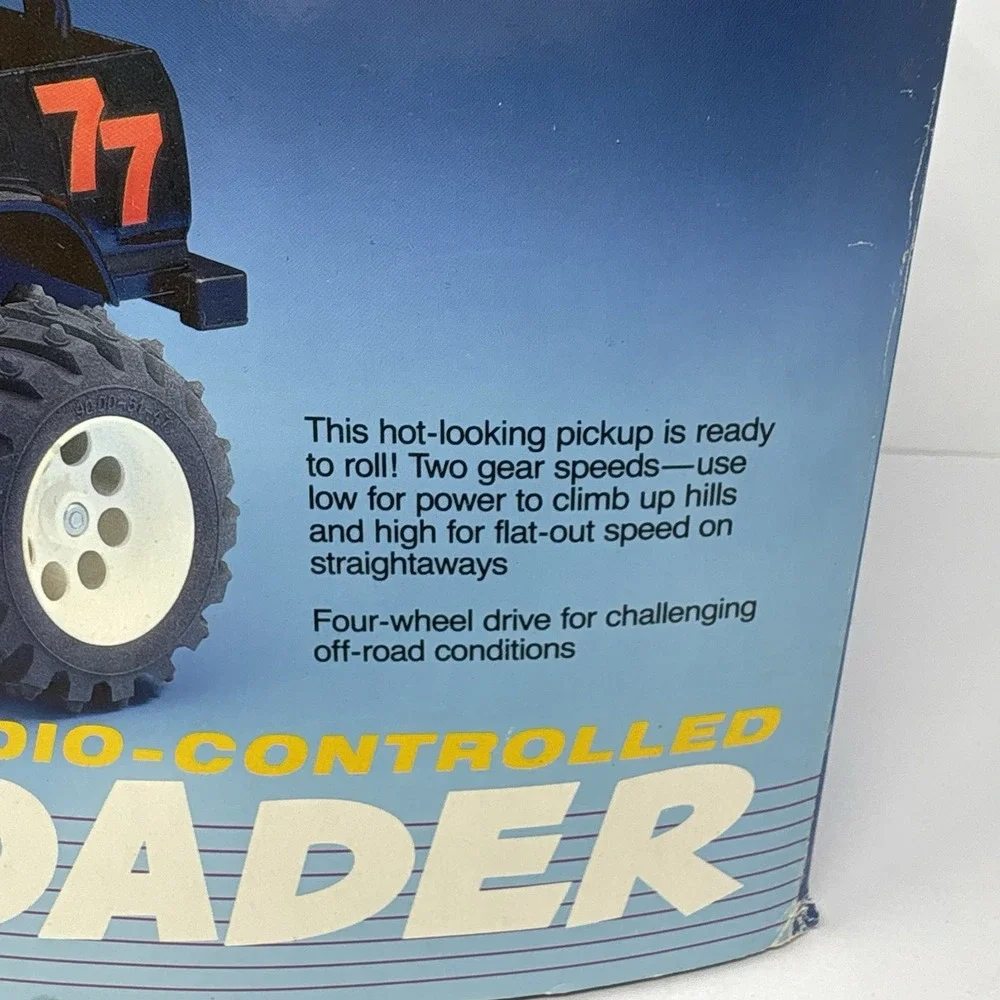 Vintage Radio Shack 4x4 Off Roader RC Truck 60-4046 Remote Tested w/ Box